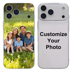 Custom DIY Photo TPU Soft Case Back Cover - iPhone 12 Mini (Clear)