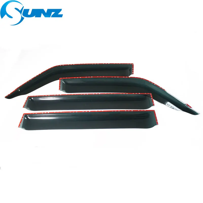 Side Window Visor For Mitsubishi Montero Pajero V80 2008-Weather Shields Sun Rain Deflector Guards Auto Accessories