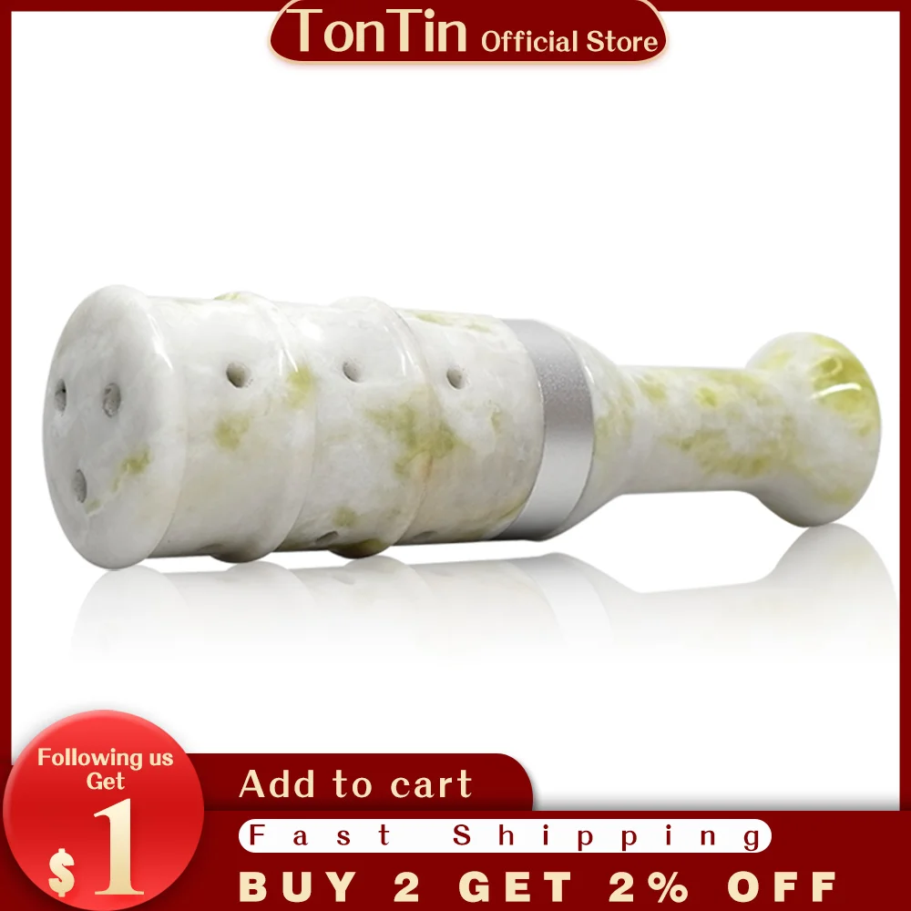 Hot New Type Meridian Acupoint Jade Bian stone Moxa Stick Device new package