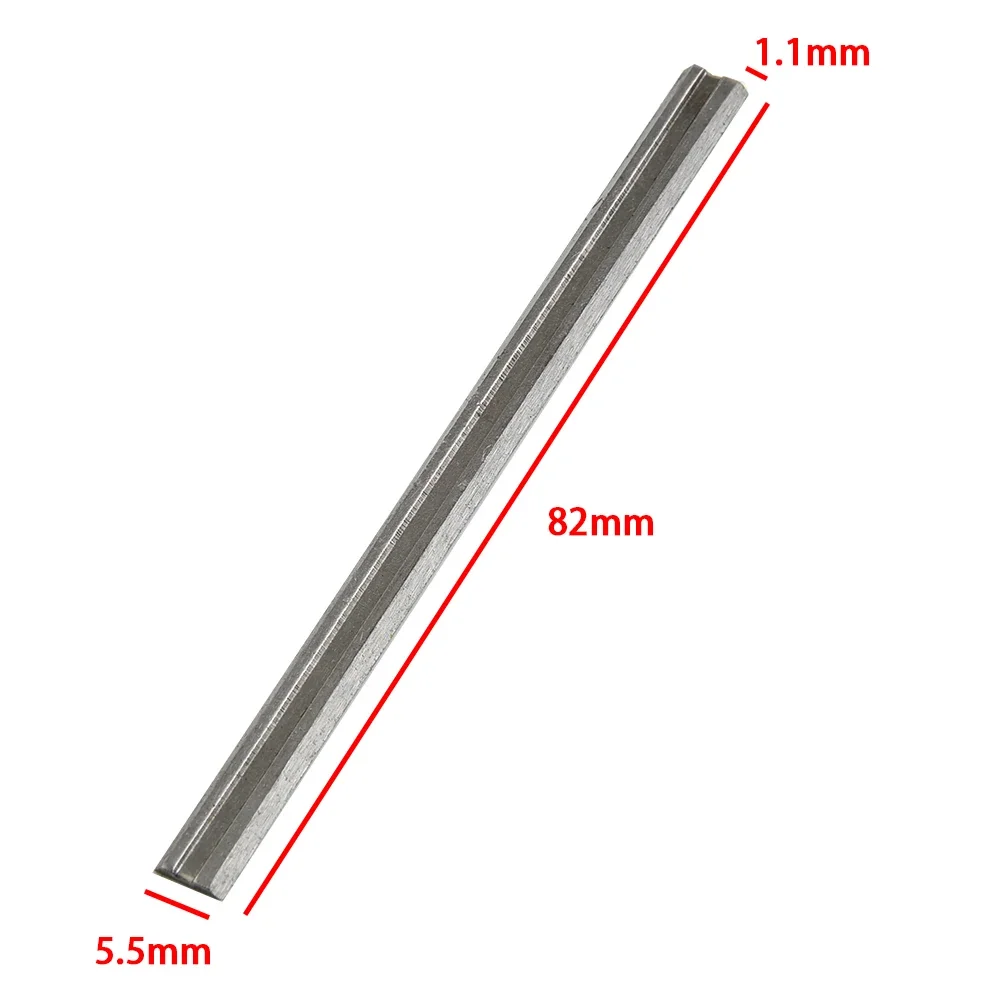 3box Reversible Electric Planer Blades Boxed HSS For MKT 82 X 5.5 X 1.1mm Carbon Steel Tool Accessories