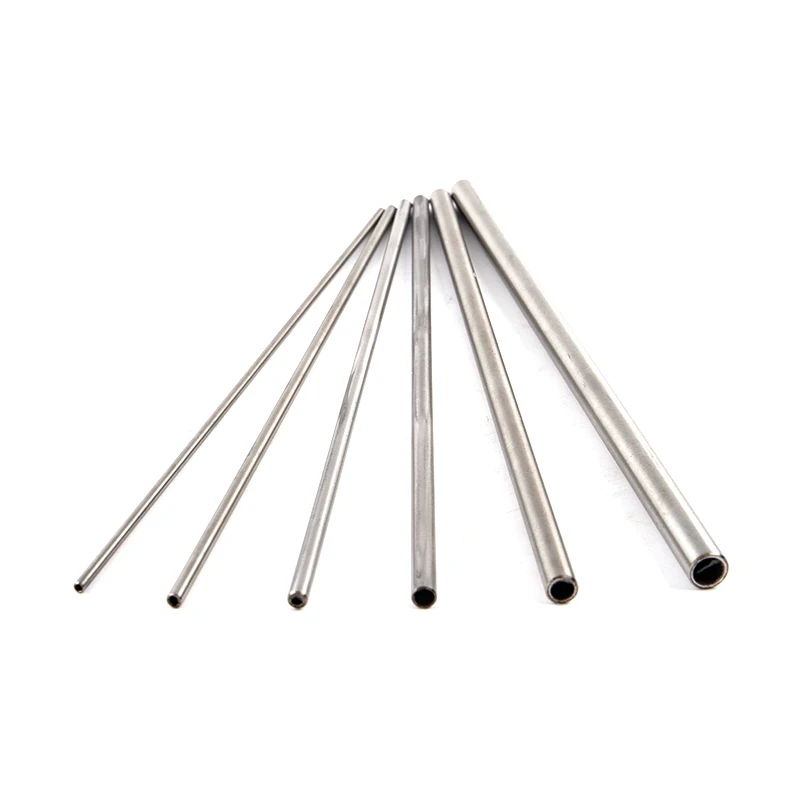 250mm Silver Round 304 Stainless Steel Tube stainless steel tube Hollow Circular Tube OD 3/4/5/6/8/10mm ID 2/3/5/6/8mm