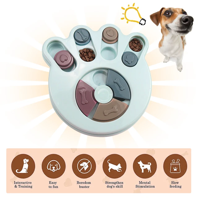Dog Puzzles For Smart Dogs Interactive Dog Puzzle Toys Puppy Food Puzzle  Feeder Toys Dog Treat Puzzle For Iq Training Slow - Dog Feeders - AliExpress