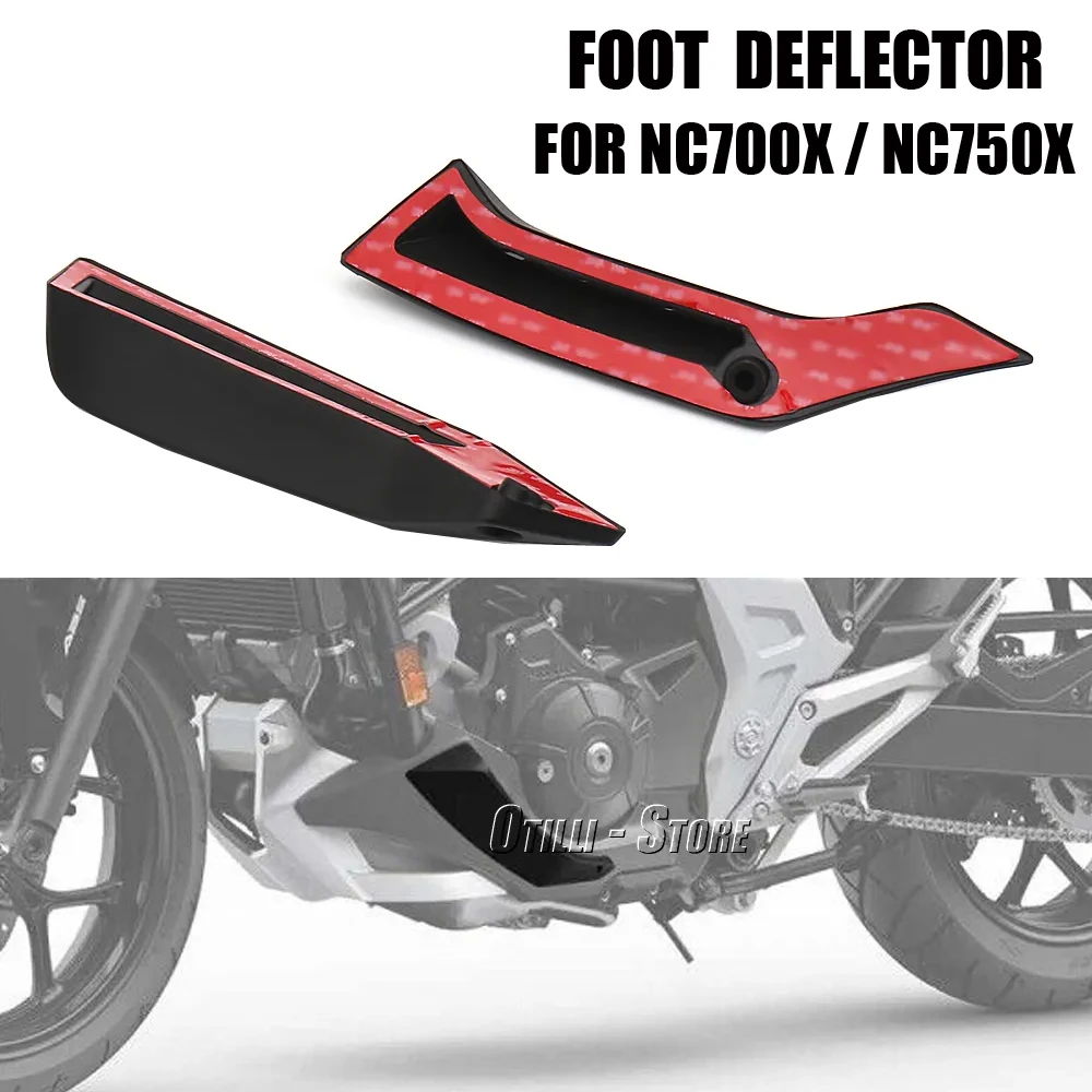 

New Motorcycle For Honda NC750X NC 750X 2021 2022 2023 NC700X NC 700 X 2012 2023 Foot Wind Deflector kit Accessories Rubber