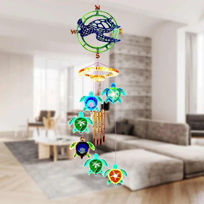 Wall Hanging Keychain Silicone Mold with Hole Keyring Pendant Handmade Mold 97QE