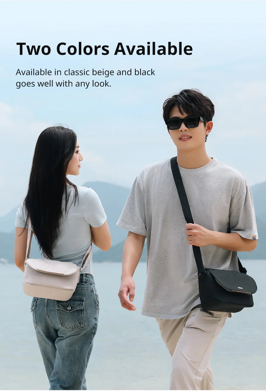 ulanzi F01 Sling 3L Capacity Splash-Proof Outdoor Travel Camera Bag For DSLR Shoulder Storage Bag With Removable Divider_voghion.com
