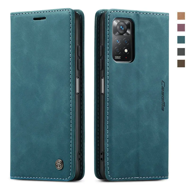 Per Redmi Note 11 Pro 11E 5G Flip Case Libro In Pelle Antiurto Funda Xiaomi Redmi Note11 Custodia Red Mi Note 11S 11Pro Portafoglio Cover
