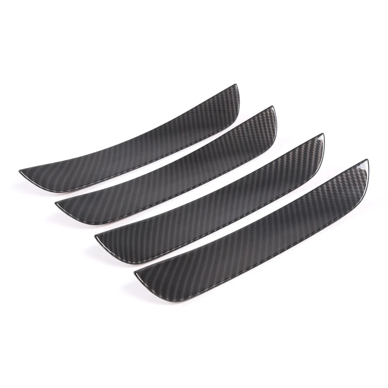 For BMW X1 U11 2023 2024 Car Styling Accessories Sticker ABS Carbon Fiber Exterior Door Bowl Decorative Sticker 2 For BMW X1 U11 2023 2024 Car Styling Accessories Sticker ABS Carbon Fiber Exterior Door Bowl Decorative Sticker 2