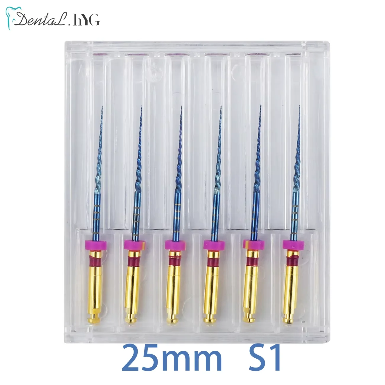 Premium Gold Endodontic Rotary Files - Nickel Titanium Dental Instrument