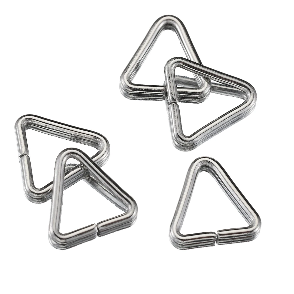 100pcs-6-7-8-10mm-Stainless-Steel-Triangle-Open-Jump-Ring-Split-Rings ...