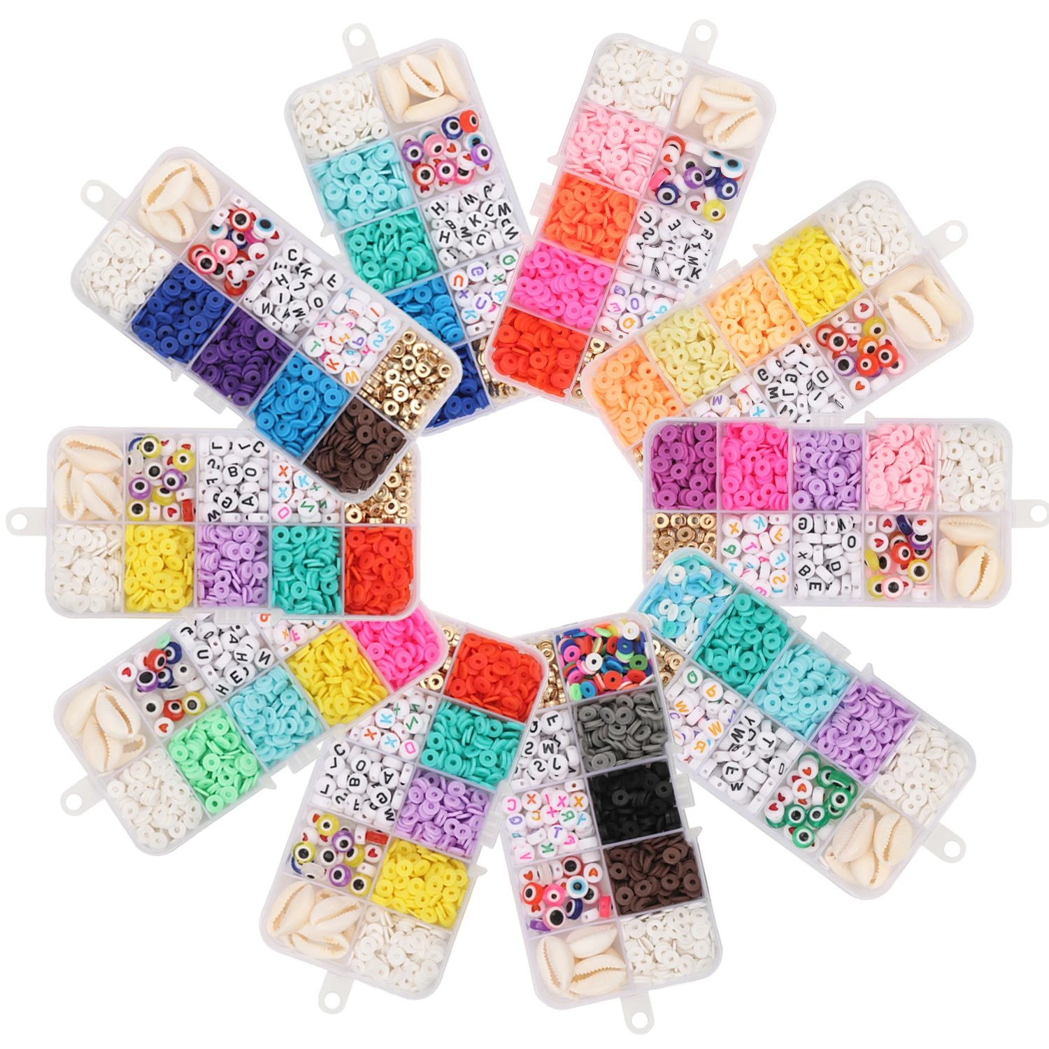 Acrylic Beads Jewelry Handmade for DIY Bracelets Phone Chain Letter Beads