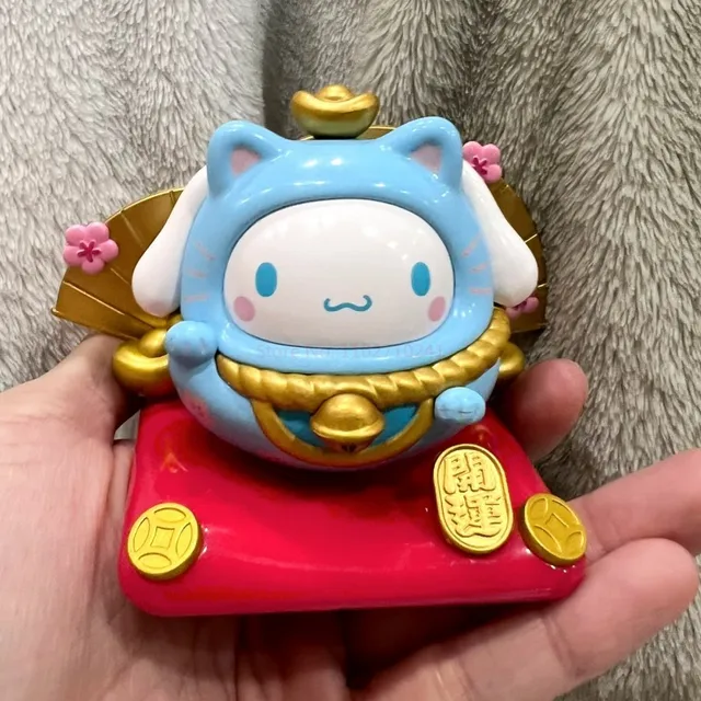 2023 Genuine Sanrio Lucky Meow Tumbler Series Dharma Blind Box Trend Toy Room Mini Decoration Collection Birthday Gift Toy 6