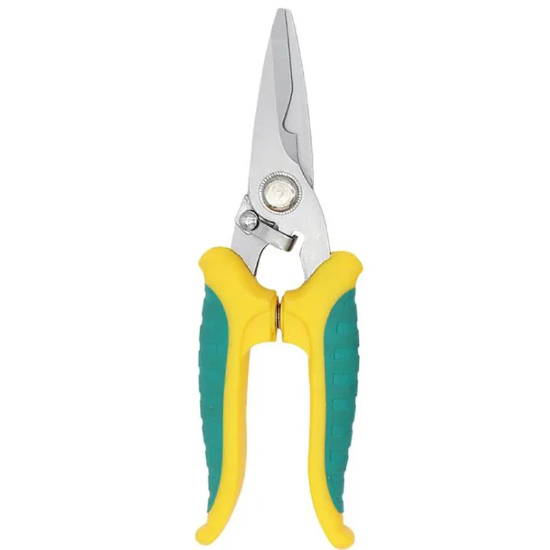 Stainless Steel Electronic Scissors Wire Cable Cutting Cutter Multifunctional Pliers Durable Hand Tool 4