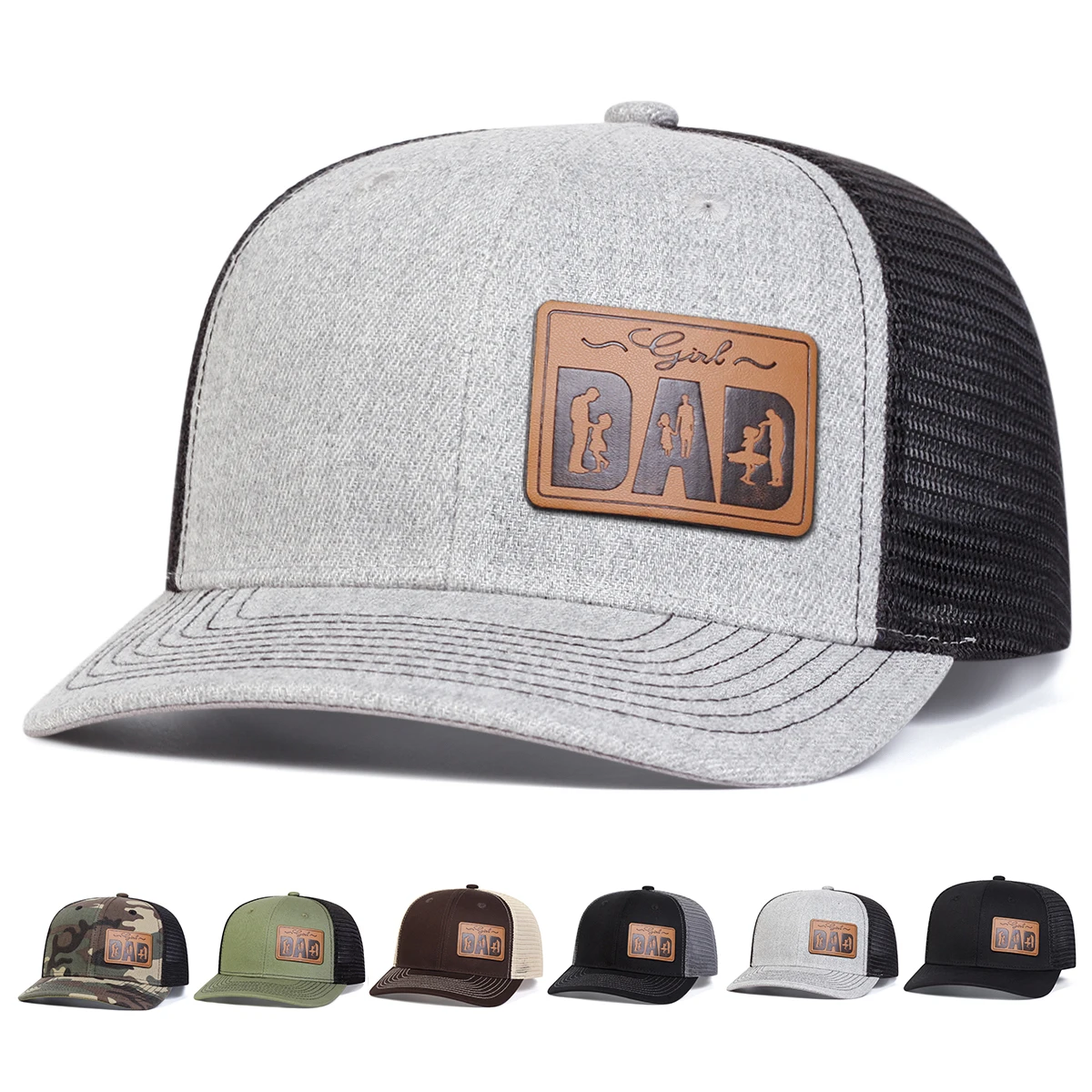 UnisexDADLetterBrownLeatherLabelBaseballNetCapsSpringSummerOutdoorAdjustableCasualHatsHipHopHatSunscreenHat-AliExpress200000297