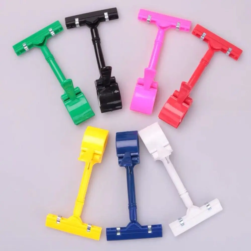 

Adjustable Price Tag Clip Holder Multifunctional Colorful Advertising Display Support Photo Postcard Holder Supermarket