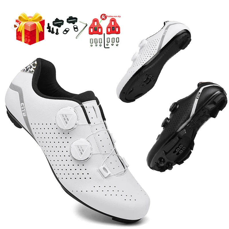 Flat Pedals Pro Cycling Shoes Ultra-Light Road Bike Shoes For