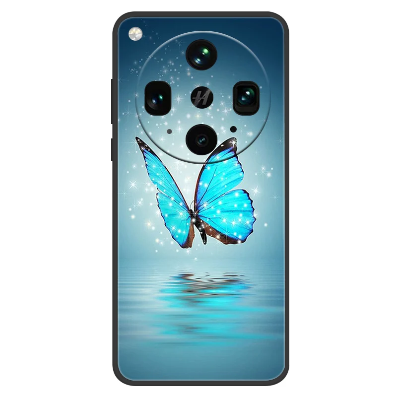 Charming Painted Silicone Shockproof Back Cover Case