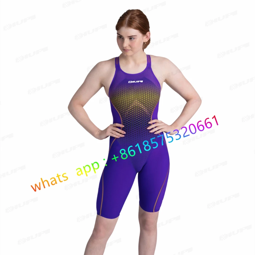 

Athlete Training One Piece Swimsuit Girs Swimming Pool Professional Swimwear Bodysuit Triathlon Sport Comfort Bathing Suit New