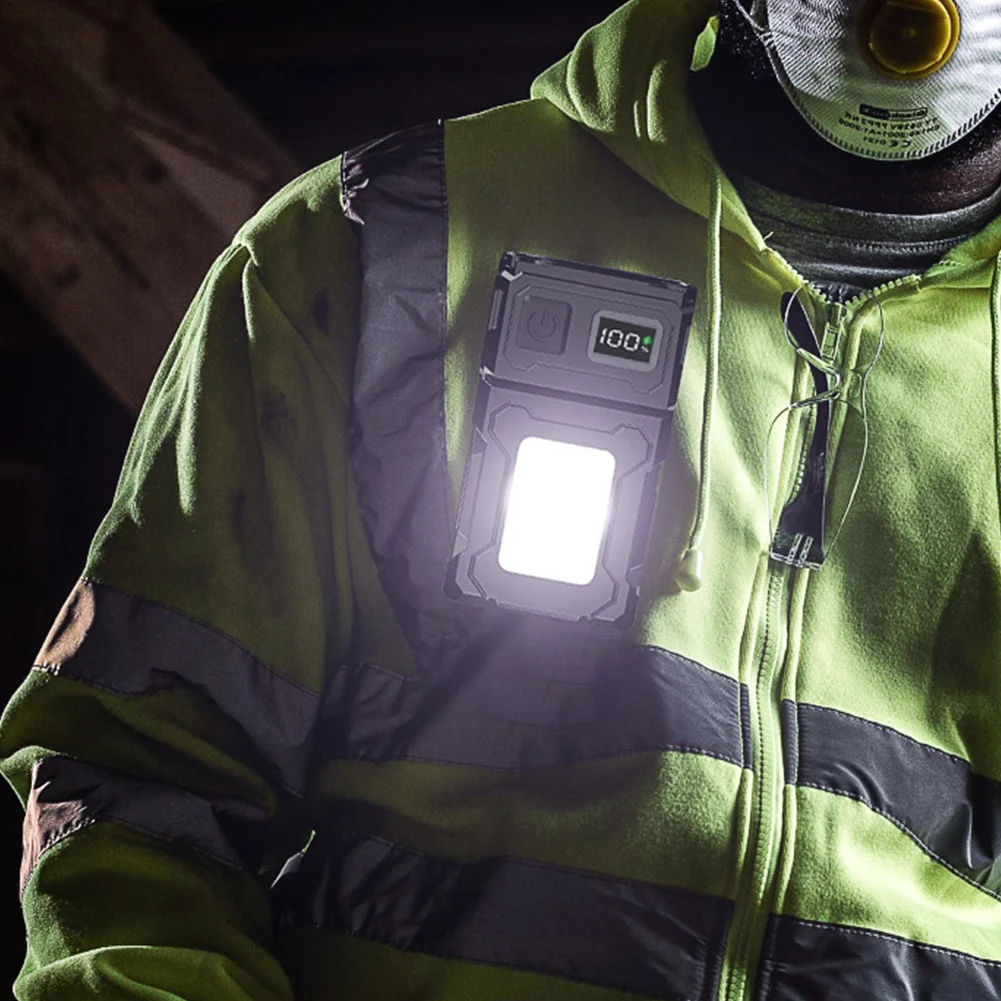 Description Picture 6 of itemCOB SMD Pocket Emergency Lantern 500LM Powerful Mini Torch 1200mAh LED Keychain Flashlight Rotatable for Camping Fishing Walking