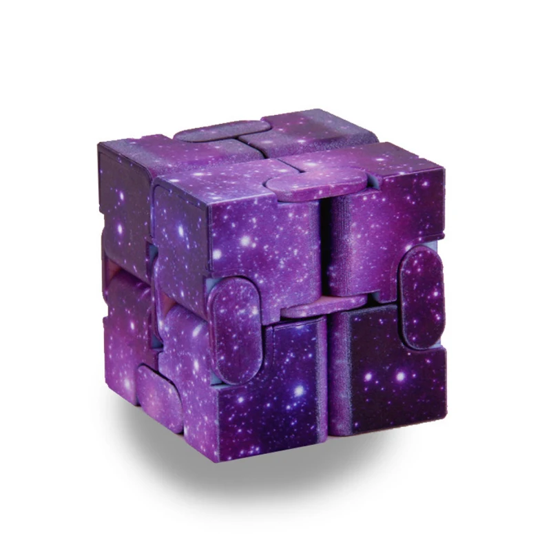 Fidget Toys Starry Sky Infinity Cube Sensory Fidget Toy Autism ADHD Anxiety Stress Reliever Toys Adults Children Decompression Novelty Gift