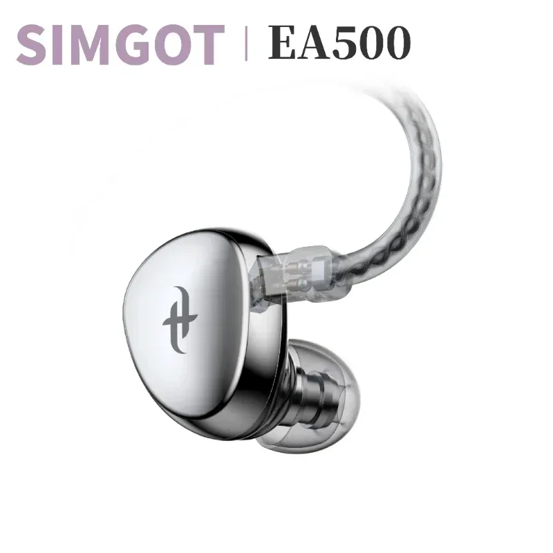 SIMGOT EA500 Earphone Hi-Res In Ear Monitor Headphone with Detachable Cable Dynamic Driver IEM HiFi Stereo Wired Music Earbuds