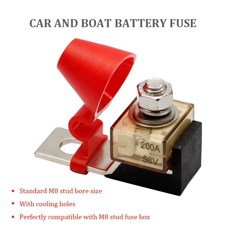 

58V 100A 200A 300A BATTERY FUSE MRBF Surface and Terminal Mount Fuse Blocks Marine Battery Terminal Holder