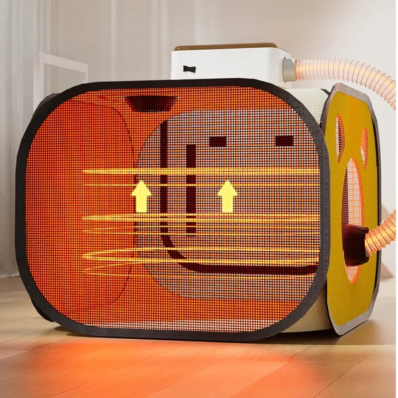 Silent Pet Drying Box Circulating Breathable Blow Dryer Constant Temperature Folding Pet Grooming Hairdryer