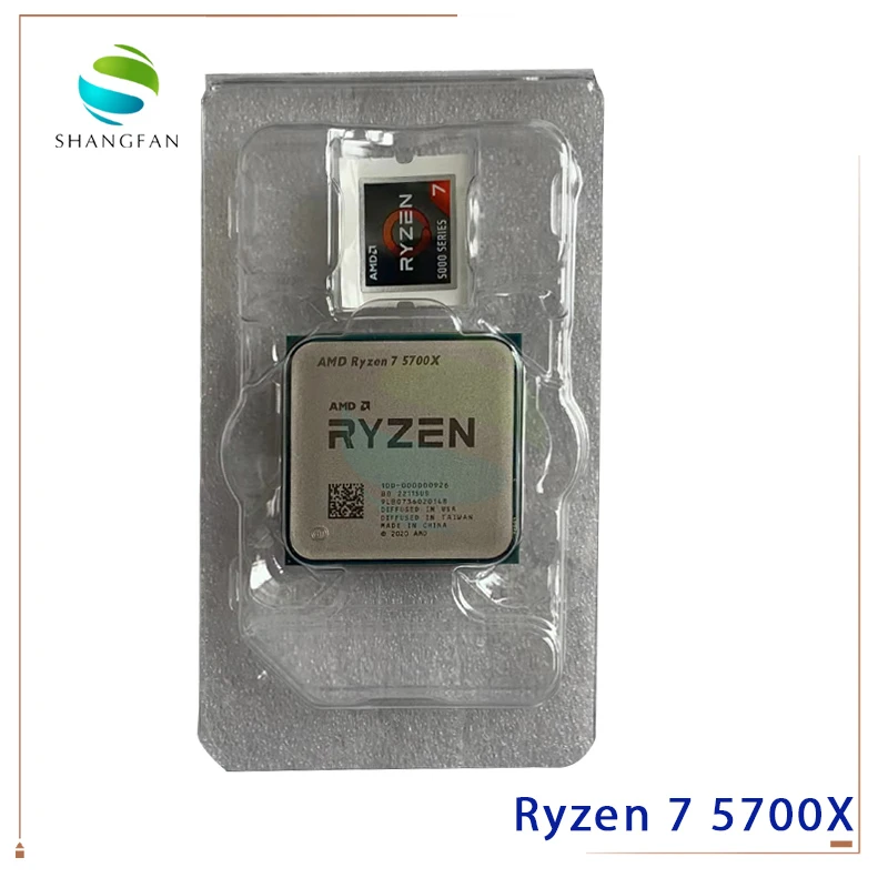 latest processor in laptop New AMD Ryzen 7 5700X R7 5700X 3.4 GHz Eight-Core sixteen-Thread 65W CPU Processor L3=32M 100-000000926 Socket AM4 no fan good cpu