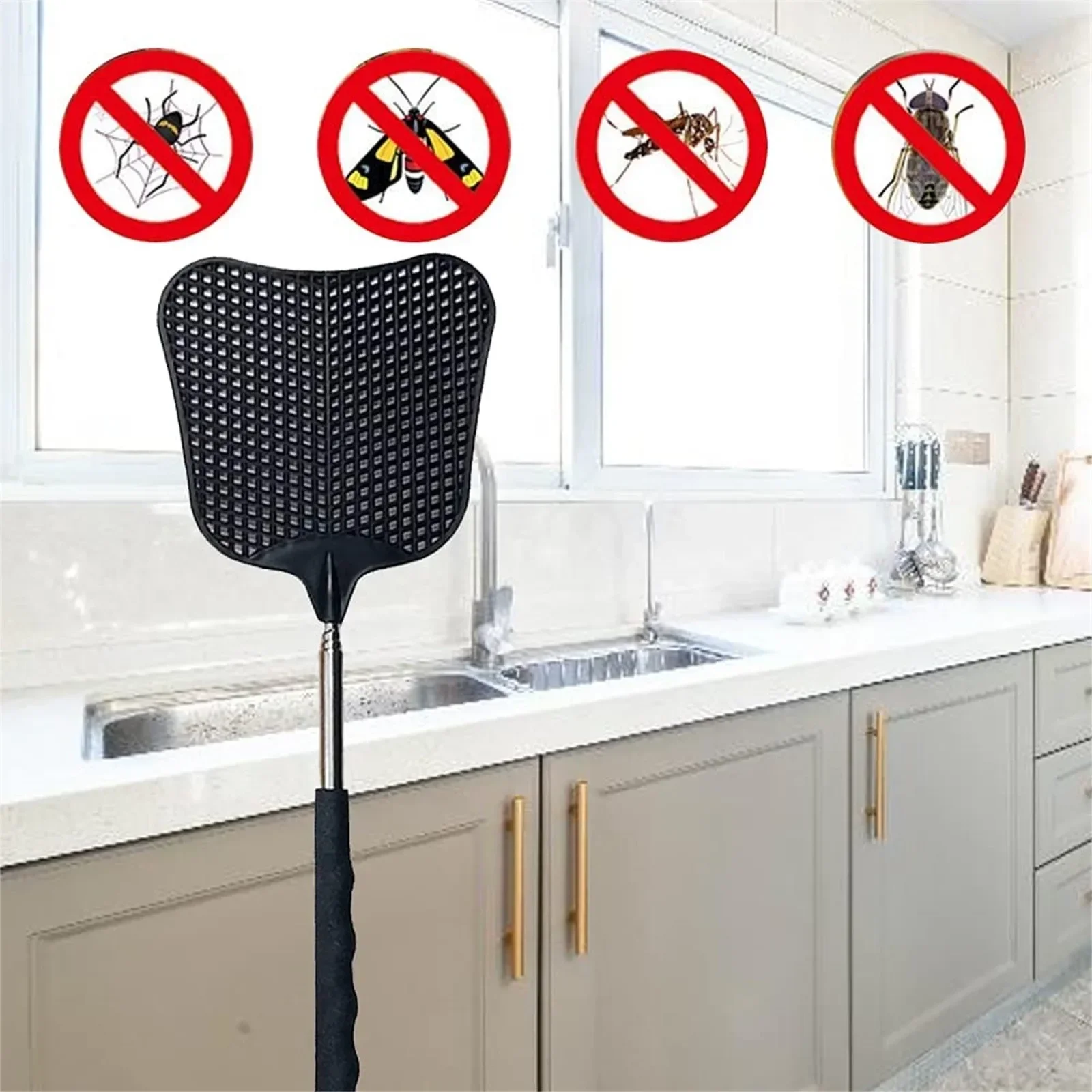 Telescopic Fly Swatter Mosquito Repellent Tool
