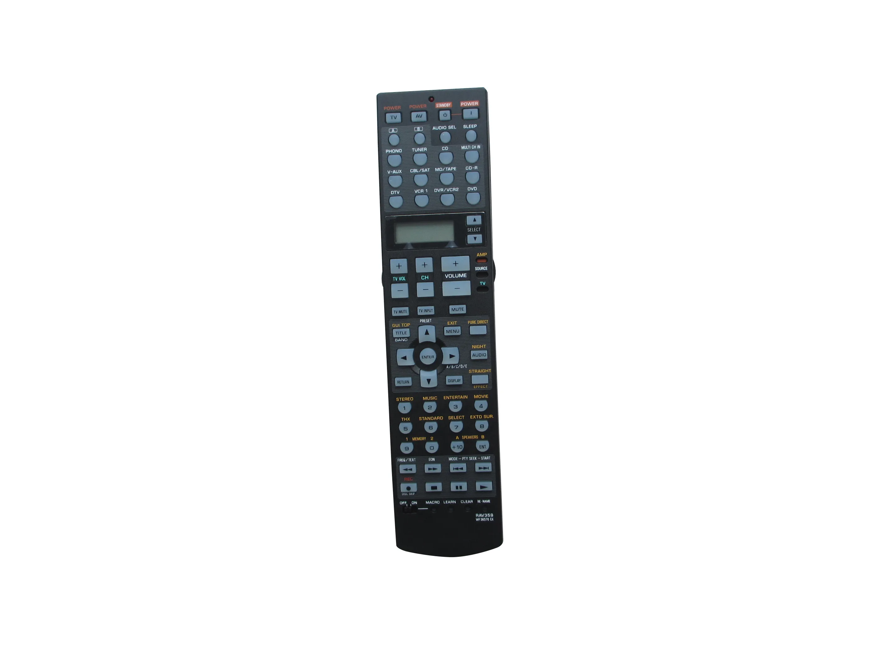 

Remote Control For Yamaha RAV361 WH25420 EX RAV360 RX-V1700 WH254100 RX-V1700BL HTR-6090 DSP-AX1700 A/V AV RECEIVER AMPLIFIER