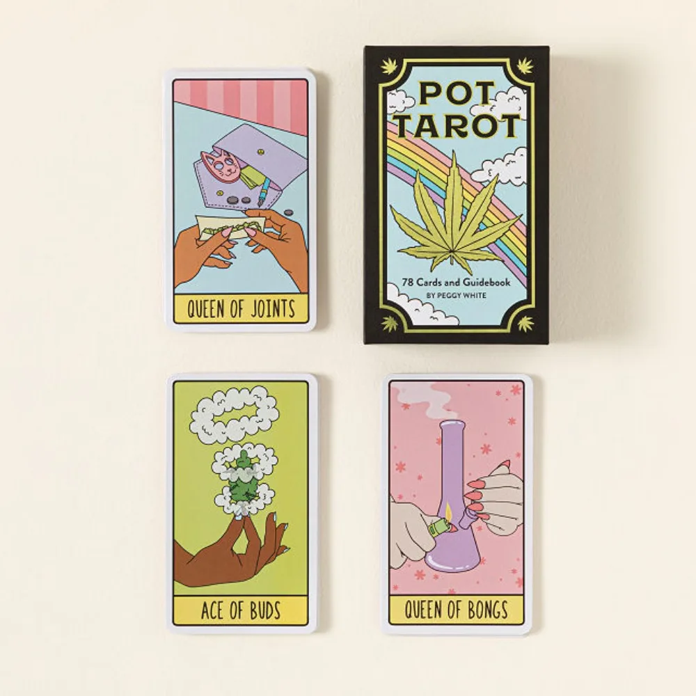 

10.3*6cm Pot Tarot Bright and Beautifully Illustrated Tarot Deck 78 Pcs Cards