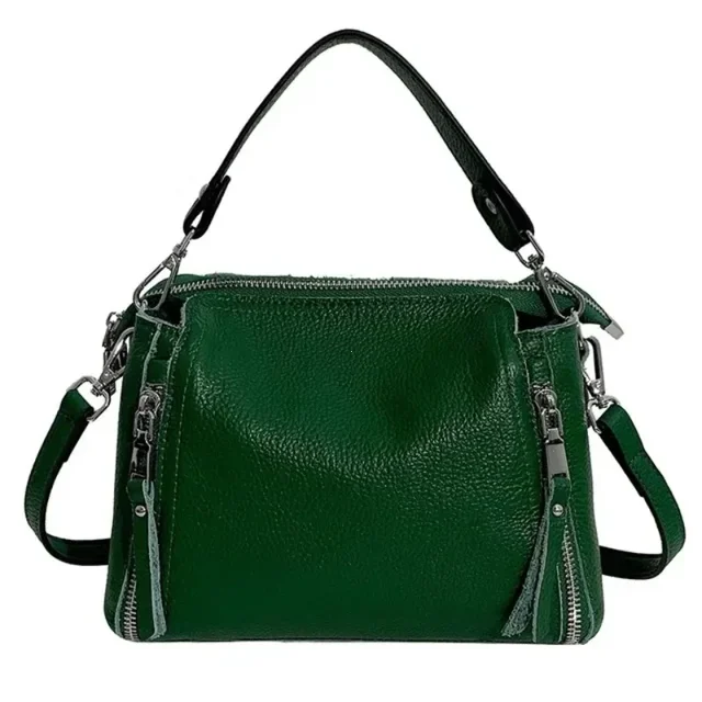 100% Genuine Leather Women Handbags Cowhide Fashion Women Shoulder Bag Luxury Ladies Messenger Bags High Quality Female Tote Bag 4