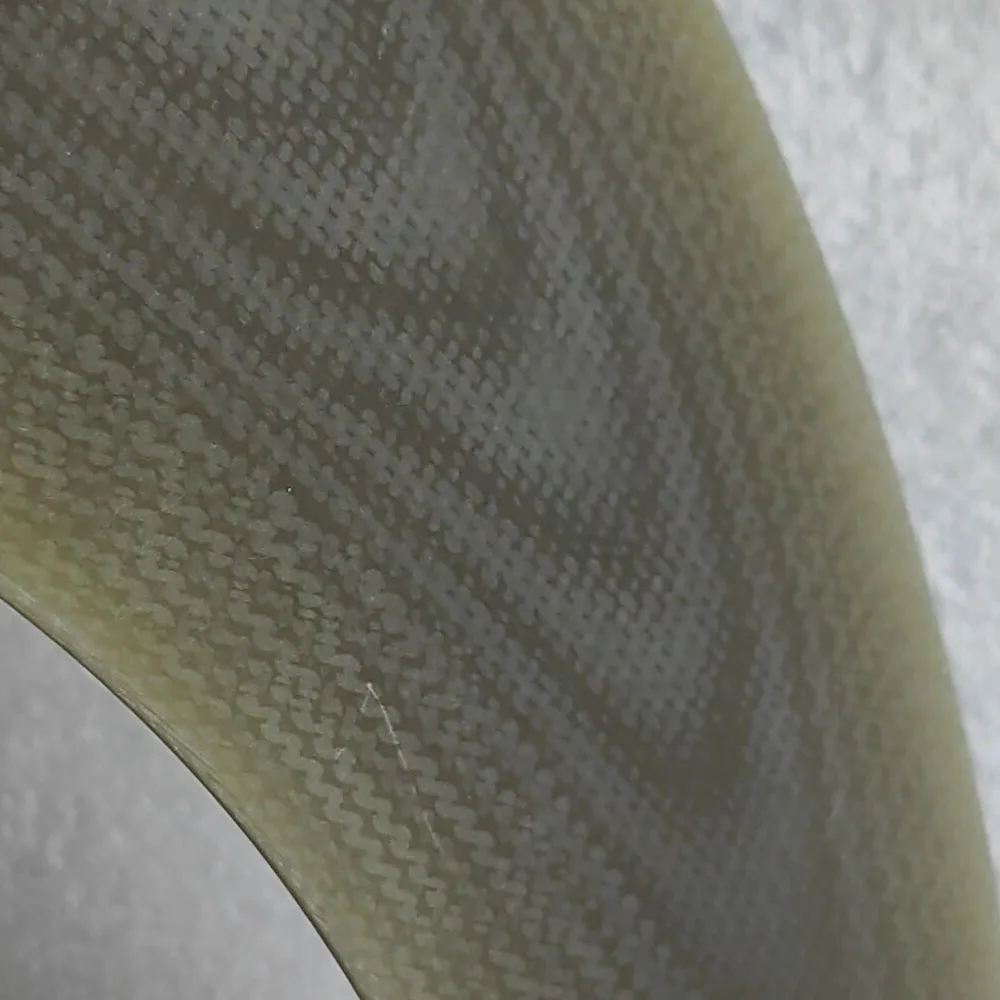 【Clearance products】9 inch Surf Longboard Fins Fiberglass with a touch of olive green Surfing Fin Surfboard Fin Single Fins