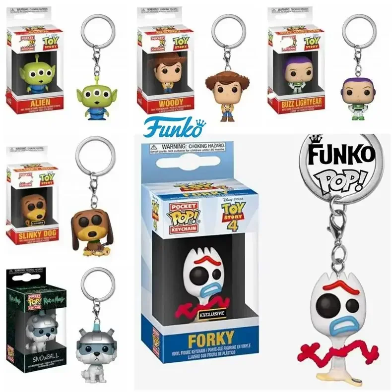 Funko POP Toy Story Forky Slinky Dog Woody Buzz Lightyear Alien