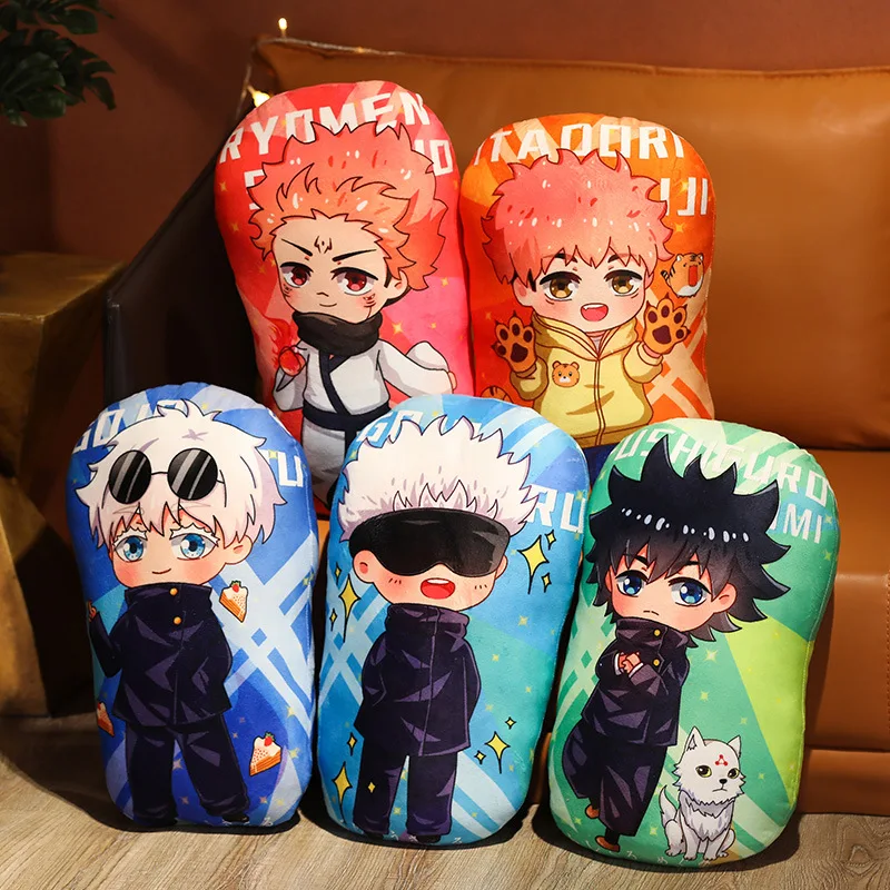 

Jujutsu Kaisen Pillows Itadori Yuji Plush Tummy Doll Home Bedroom Living Room Ornaments Anime Peripherals Toys Children's Gifts