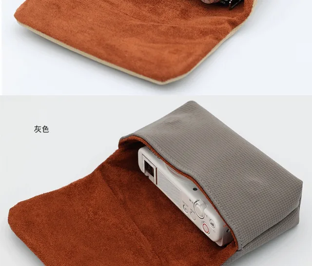 Borsa Per Fotocamera Retro Impermeabile - Tracolla Regolabile, Marrone