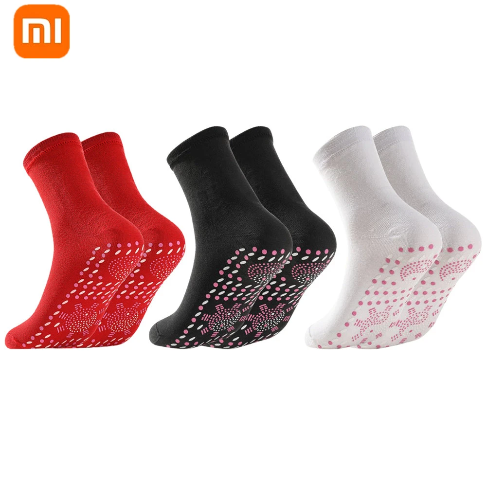 violinista Desconocido exageración Xiaomi Mijia calcetines térmicos magnéticos para hombre y mujer, medias  térmicas de autocalentamiento para el invierno, para aliviar el dolor,  terapia antifrío y masaje| | - AliExpress