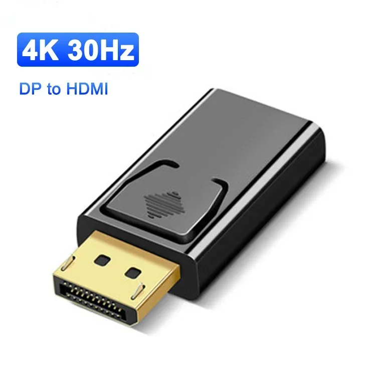 DP HDMI Adaptörü 4K 60Hz Ekran Bağlantı Noktası HDMI Dönüştürücü DP Erkek HDMI Dişi Video Ses HD Kablosu PC TV Dizüstü Projektör için
