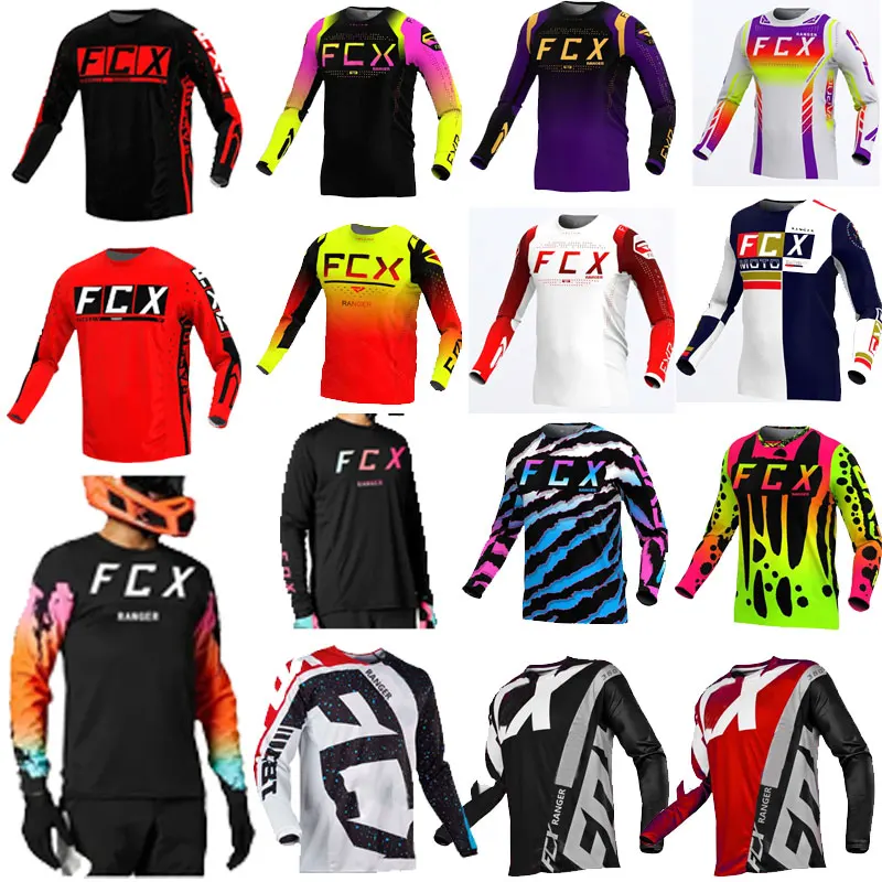 Enduro MTB Cycling Sleeve Jersey Downhill Shirt Camiseta Motocross T-shirt Mx Mountain Bike Clothing FCX Mtb Jersey