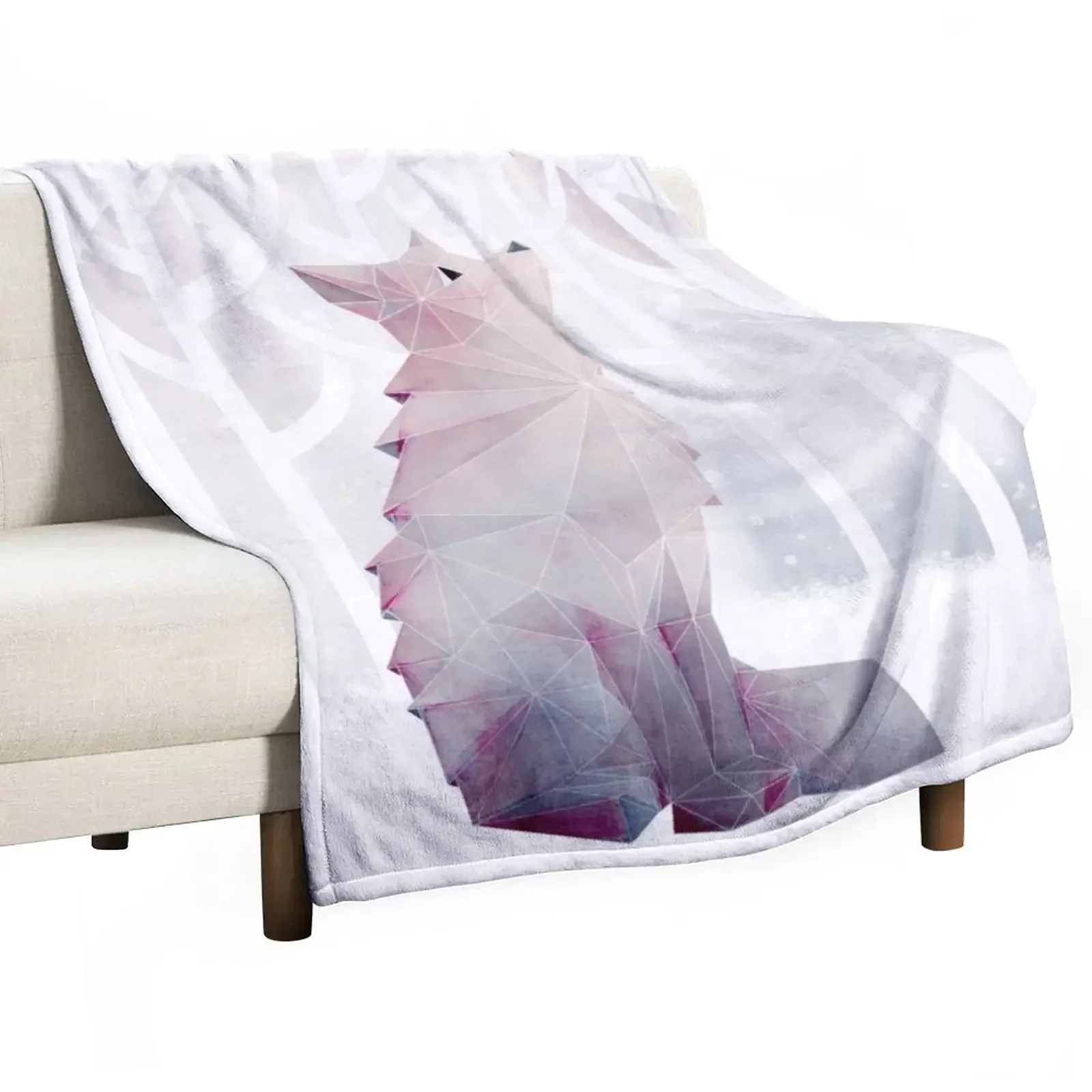 

Fox in the Snow Throw Blanket Thermal Comforter cosplay anime Blankets