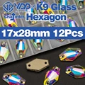 Hexagon17x28mm-12Pcs