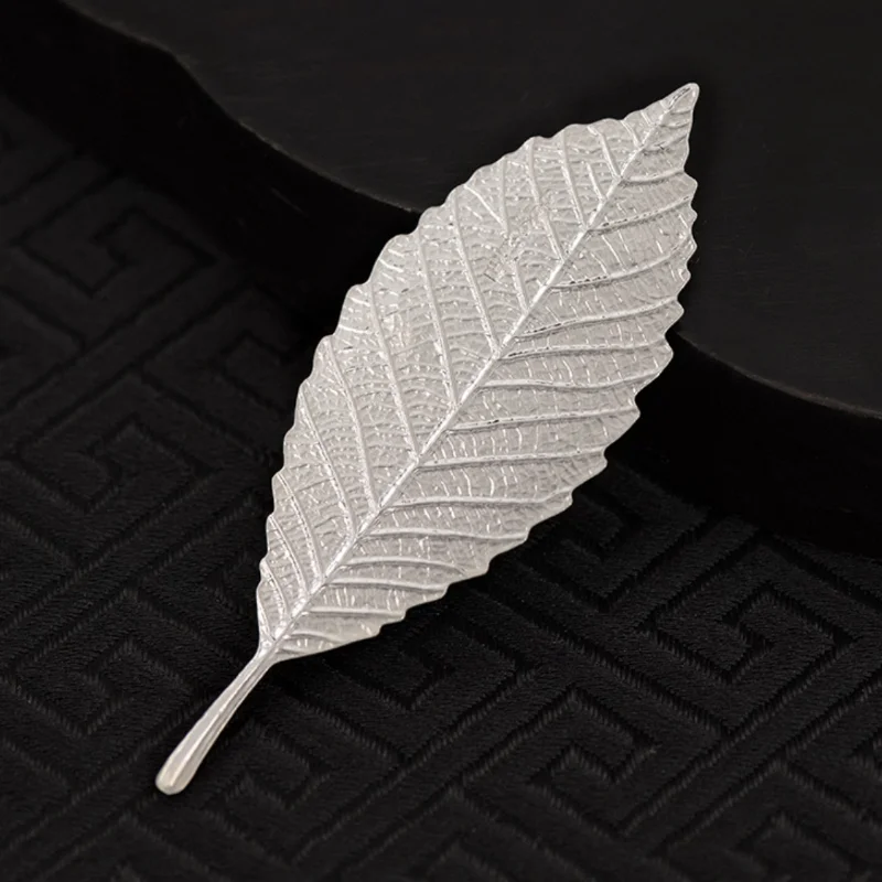 

Sterling Silver 999 Accessories One Leaf Into Tea Companion Purify Soften Water Reusable Brewing Tea Teacup Tearoom Drink Tools