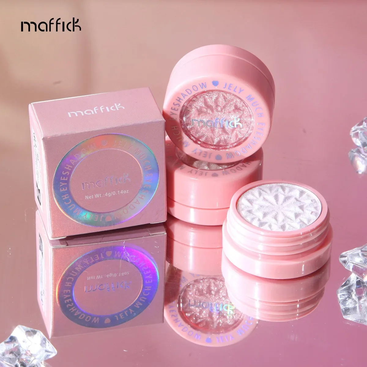 Description Picture 5 of itemMashed Potato Eyesahdow Palette Diamond Shiny Glitter Body Face Highlighter Pigments Powder Pearl Brighten Silkworm Eyes Makeup