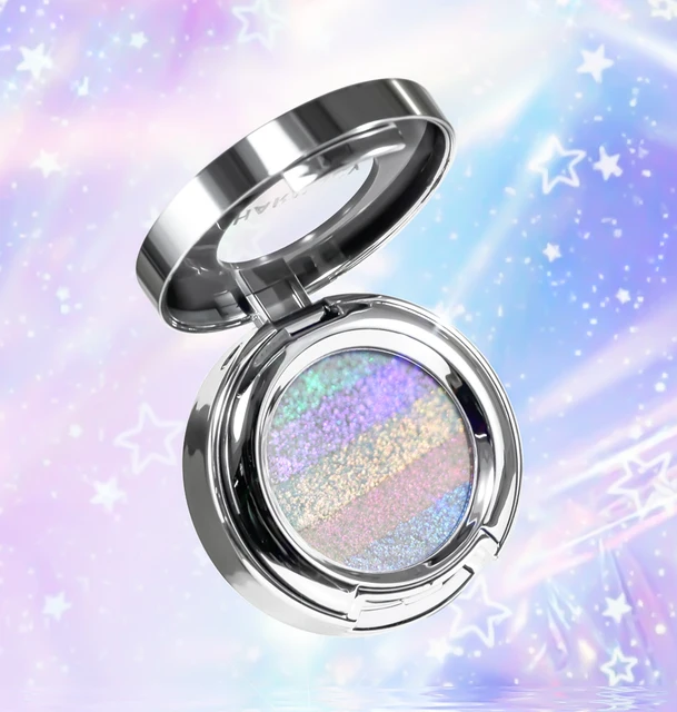 Rainbow Duo Chrome Highlighter Eye Shadow Makeup 9