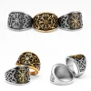Viking Compass Celtic Knot Men Rings Stainless Steel Women Jewelry Vintage Punk Cool Stuff Fashion Accessories Gift Wholesale 6