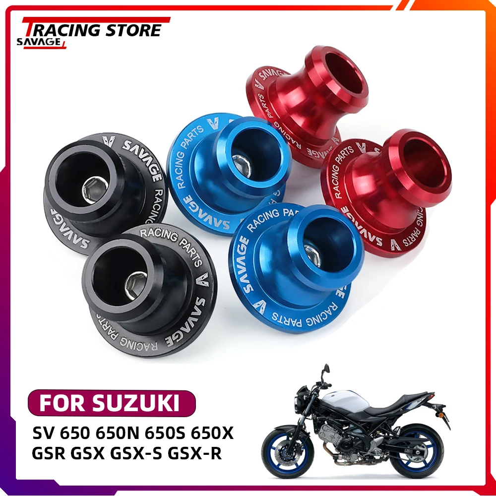 

Motorcycle Swingarm Spools Slider Stand Screw Swingarm Stand For SUZUKI SV650 N/S/X GSX GSXS950 GSX-S GSXR 750 1000 600 150 125