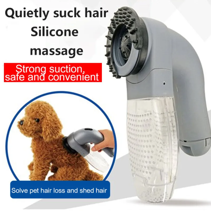 Portable Electric Cat and Dog Hair Vacuum Massage Clean Dual Purpose Portable Pet Vacuum Cleaner pet hair vacuum