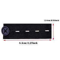 5Pcs Waist Extender Button Elastic Waist Extenders Adjustable Waistband Expanders for Men and Women Jeans Pants Button Extenders 2