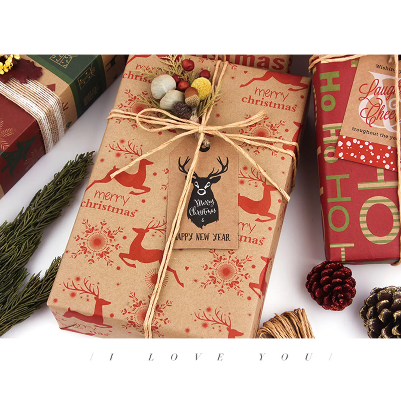 Christmas Wrapping Paper Set