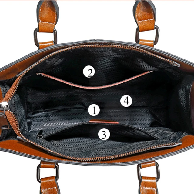 Bolsa de Ombro Feminina em Couro Genuíno