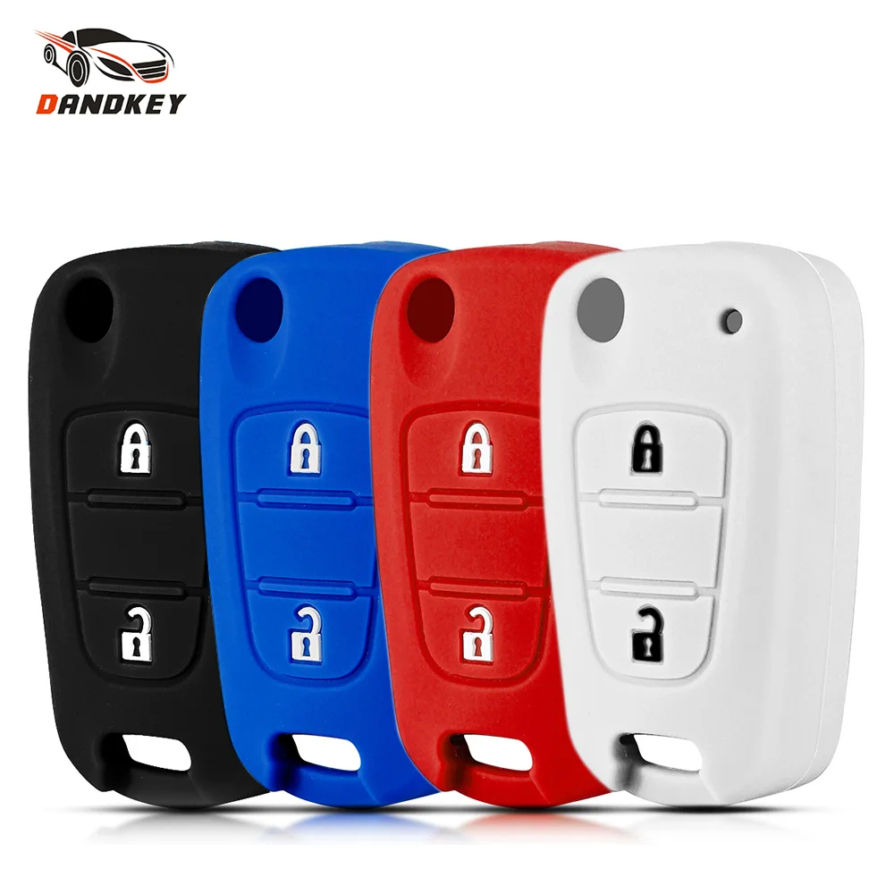 Dandkey Car Cover Remote Key Shell Per Kia Picanto Per Hyundai Verna Key 2 Pulsanti Custodia Protettiva Fob Accessori Per Auto